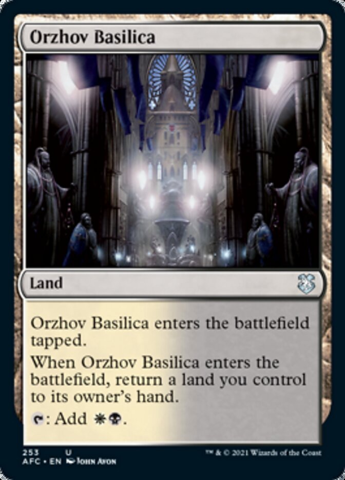 Orzhov Basilica [Dungeons & Dragons: Adventures in the Forgotten Realms Commander] | Mega City Incorporated