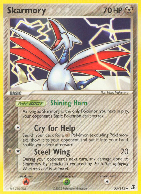 Skarmory (55/113) [EX: Delta Species] | Mega City Incorporated