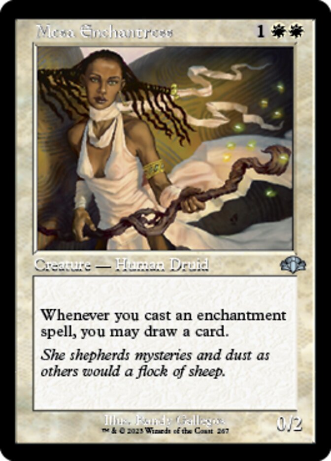 Mesa Enchantress (Retro) [Dominaria Remastered] | Mega City Incorporated