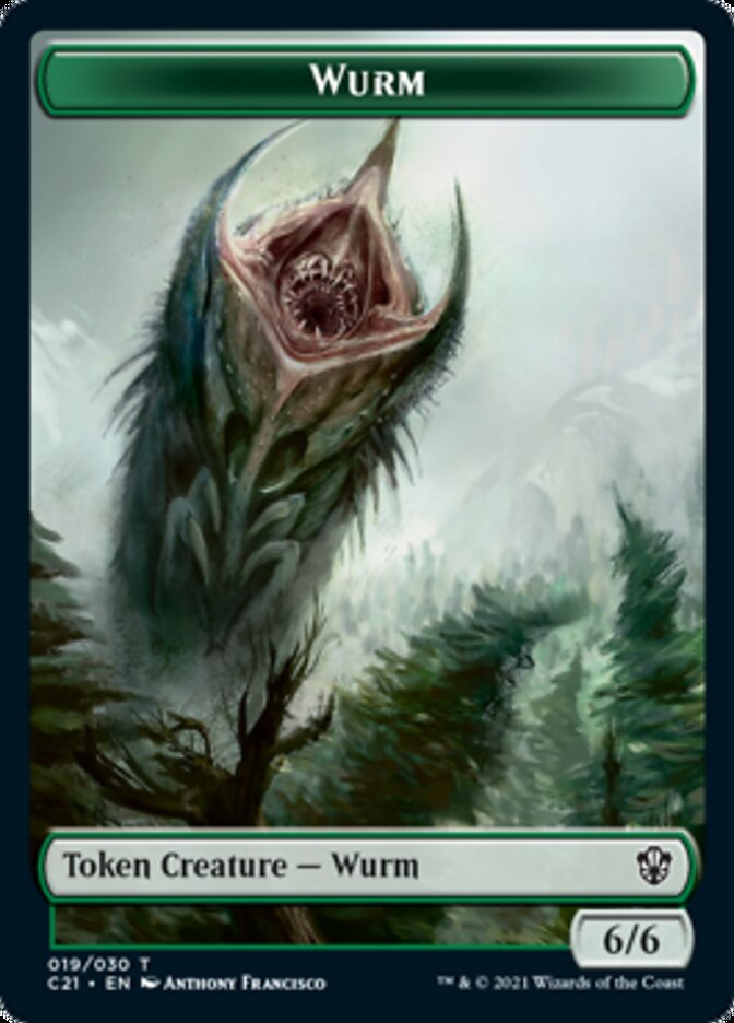 Wurm // Kraken Token [Commander 2021 Tokens] | Mega City Incorporated