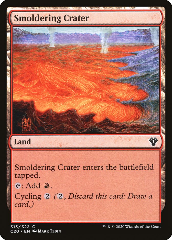 Smoldering Crater [Commander 2020] | Mega City Incorporated