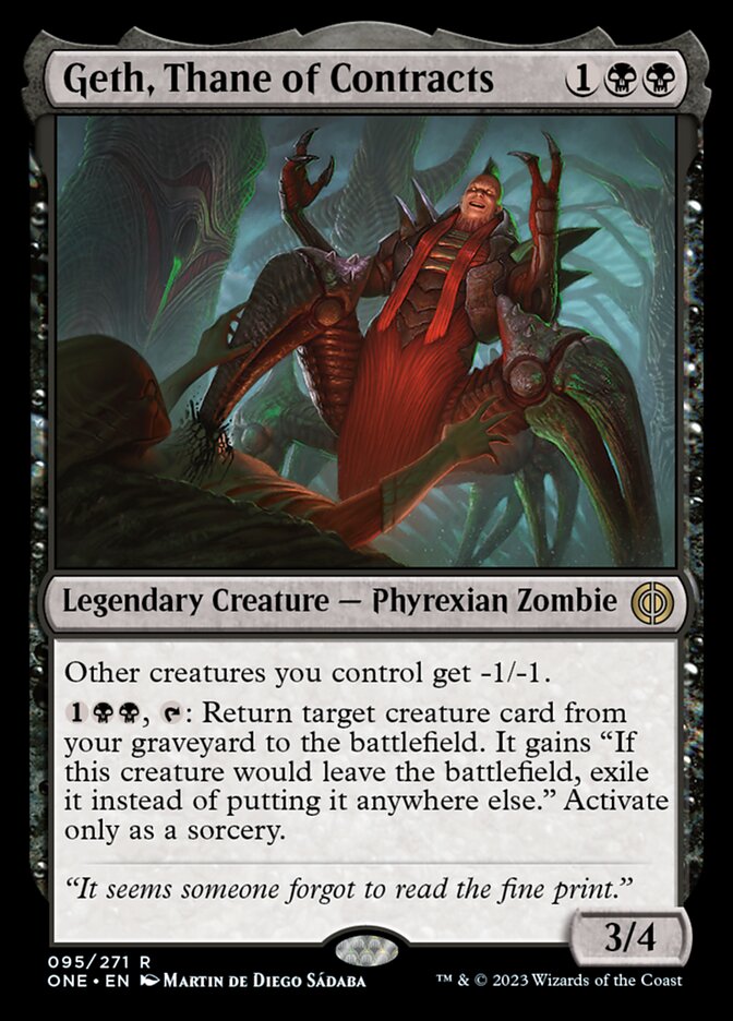 Geth, Thane of Contracts [Phyrexia: All Will Be One] | Mega City Incorporated