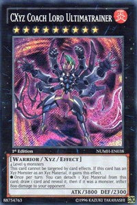 CXyz Coach Lord Ultimatrainer [NUMH-EN038] Secret Rare | Mega City Incorporated