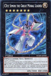 CXyz Simon the Great Moral Leader [NUMH-EN040] Secret Rare | Mega City Incorporated