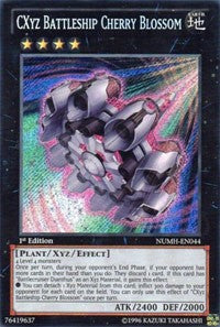 CXyz Battleship Cherry Blossom [NUMH-EN044] Secret Rare | Mega City Incorporated