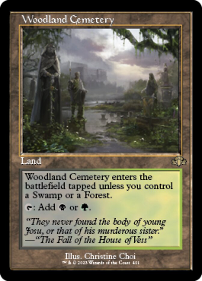 Woodland Cemetery (Retro) [Dominaria Remastered] | Mega City Incorporated