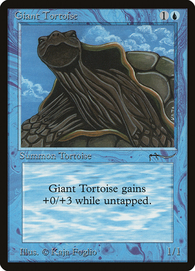 Giant Tortoise (Light Mana Cost) [Arabian Nights] | Mega City Incorporated