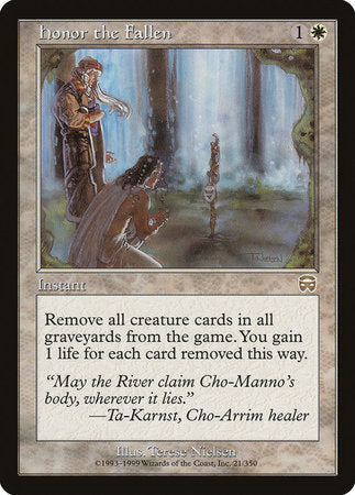 Honor the Fallen [Mercadian Masques] | Mega City Incorporated