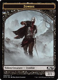 Zombie // Thopter Double-sided Token (Game Night) [Core Set 2019 Tokens] | Mega City Incorporated