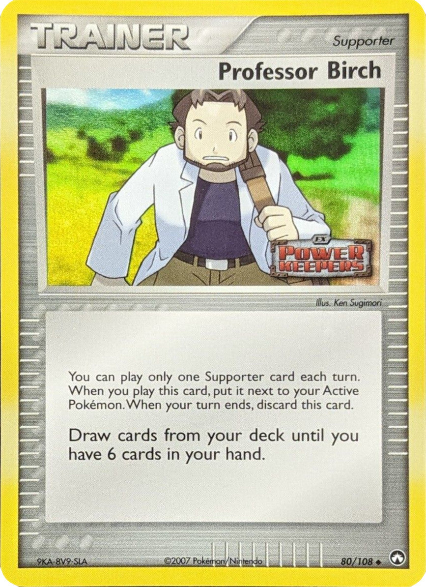 Professor Birch (80/108) (Stamped) [EX: Power Keepers] | Mega City Incorporated