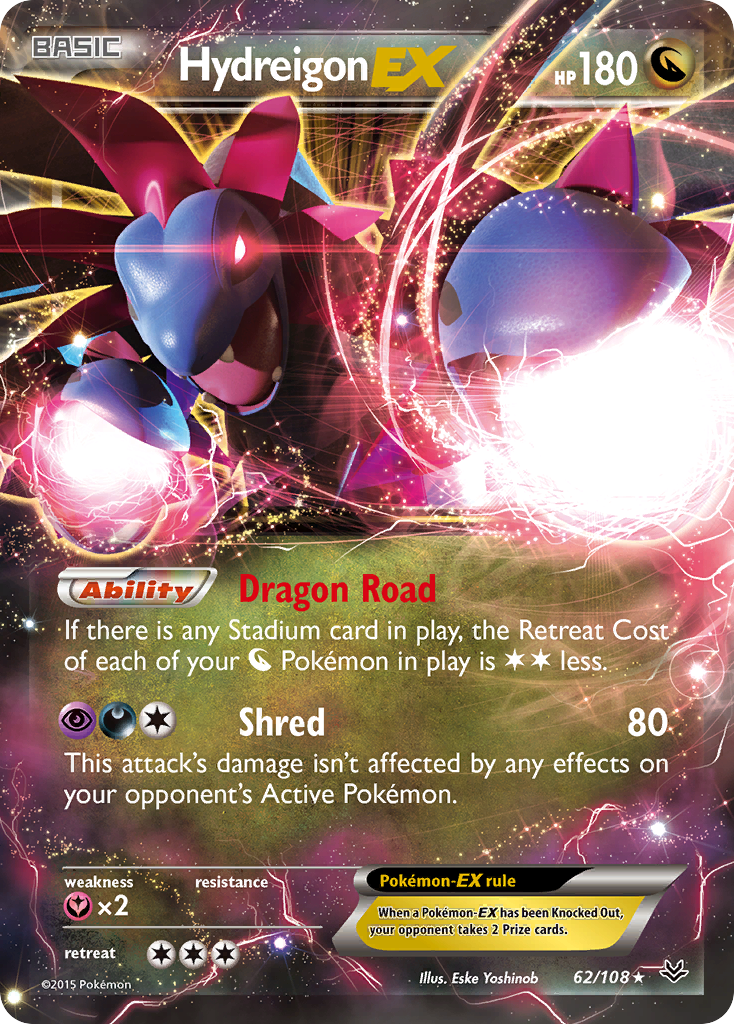 Hydreigon EX (62/108) [XY: Roaring Skies] | Mega City Incorporated