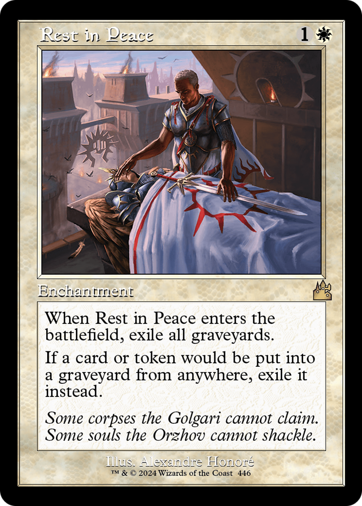 Rest in Peace (Retro Frame) [Ravnica Remastered] | Mega City Incorporated