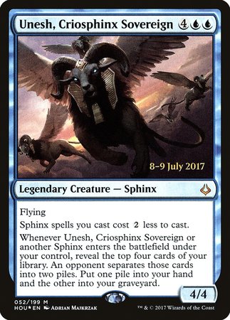 Unesh, Criosphinx Sovereign [Hour of Devastation Promos] | Mega City Incorporated