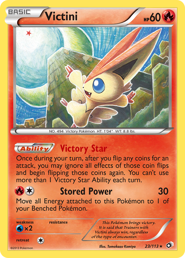 Victini (23/113) [Black & White: Legendary Treasures] | Mega City Incorporated