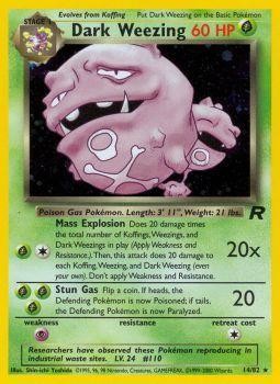 Dark Weezing (14/82) [Team Rocket Unlimited] | Mega City Incorporated