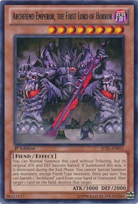 Archfiend Emperor, the First Lord of Horror [JOTL-EN031] Rare | Mega City Incorporated