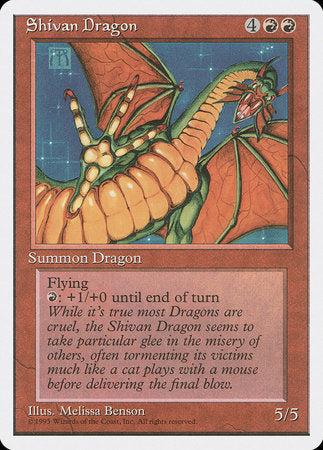 Shivan Dragon [Fourth Edition] | Mega City Incorporated