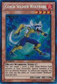 Coach Soldier Wolfbark [JOTL-EN093] Secret Rare | Mega City Incorporated