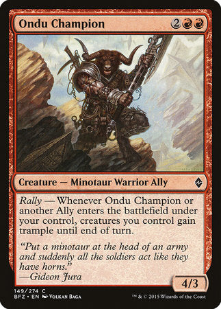 Ondu Champion [Battle for Zendikar] | Mega City Incorporated