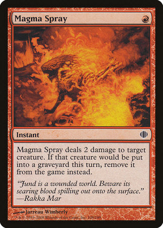 Magma Spray [Shards of Alara] | Mega City Incorporated