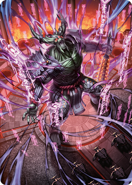 Hidetsugu, Devouring Chaos Art Card [Kamigawa: Neon Dynasty Art Series] | Mega City Incorporated