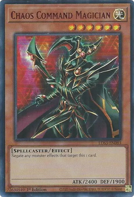 Chaos Command Magician (Red) [LDS3-EN083] Ultra Rare | Mega City Incorporated