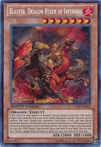 Blaster, Dragon Ruler of Infernos [CT10-EN002] Secret Rare | Mega City Incorporated