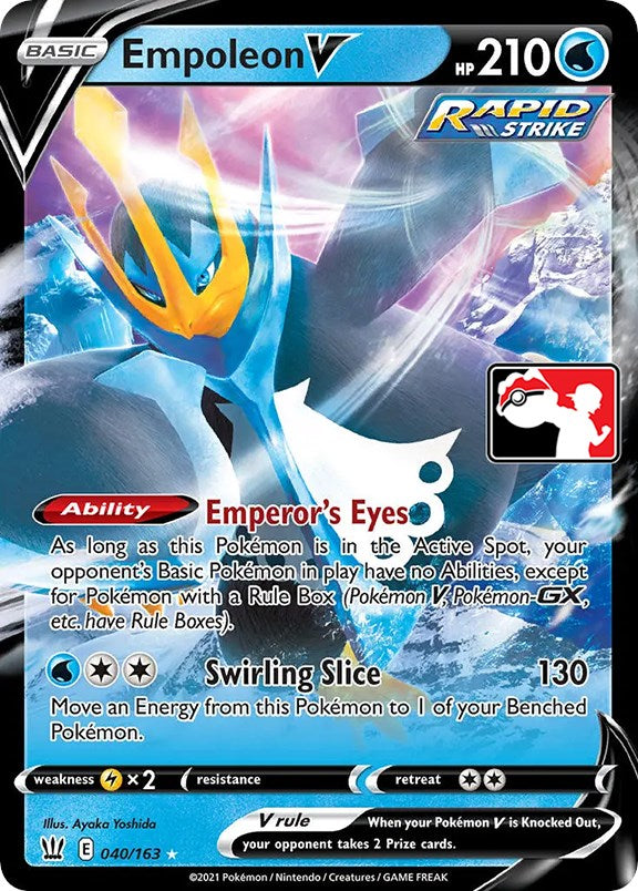 Empoleon V (040/163) [Prize Pack Series One] | Mega City Incorporated