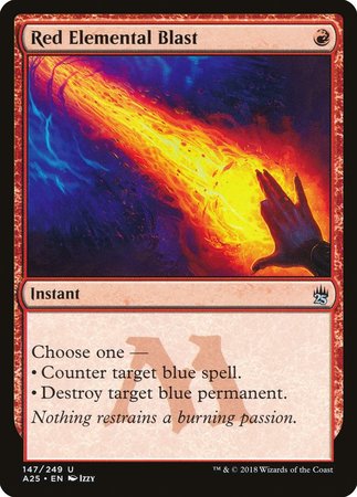 Red Elemental Blast [Masters 25] | Mega City Incorporated