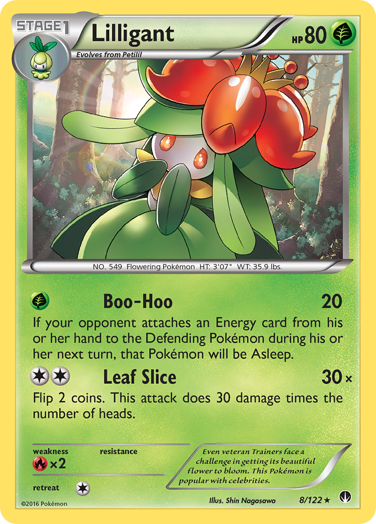 Lilligant (8/122) [XY: BREAKpoint] | Mega City Incorporated