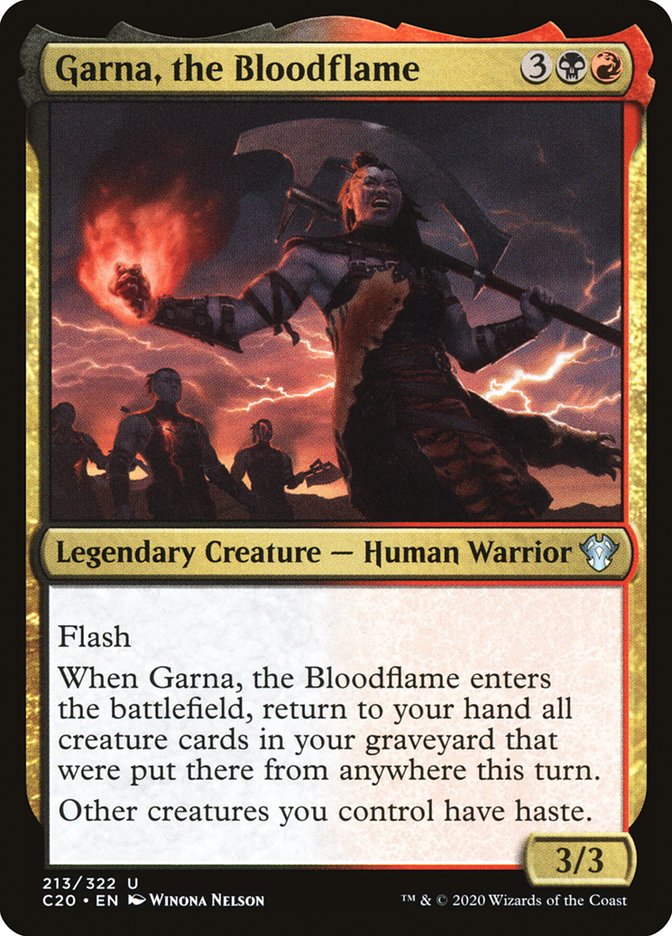 Garna, the Bloodflame [Commander 2020] | Mega City Incorporated