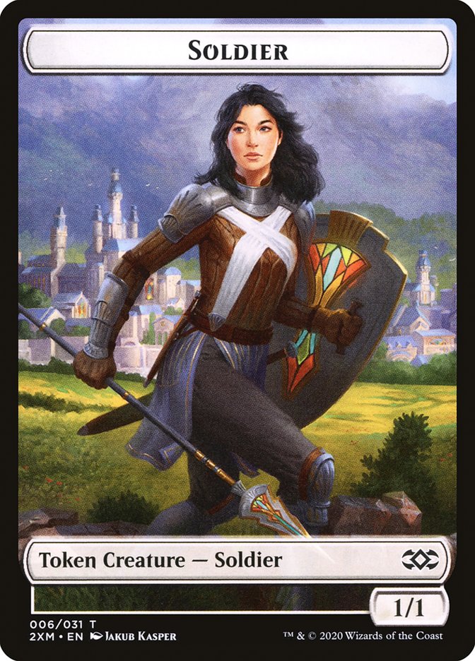 Soldier Token [Double Masters] | Mega City Incorporated