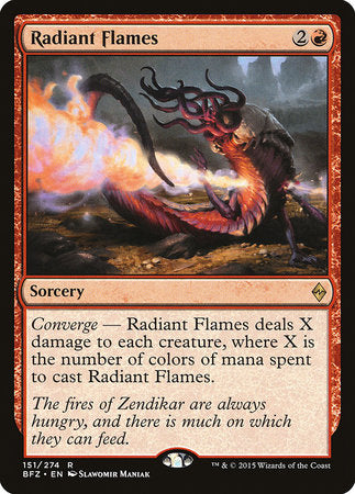 Radiant Flames [Battle for Zendikar] | Mega City Incorporated