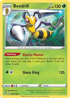 Beedrill (003/185) [Sword & Shield: Vivid Voltage] | Mega City Incorporated