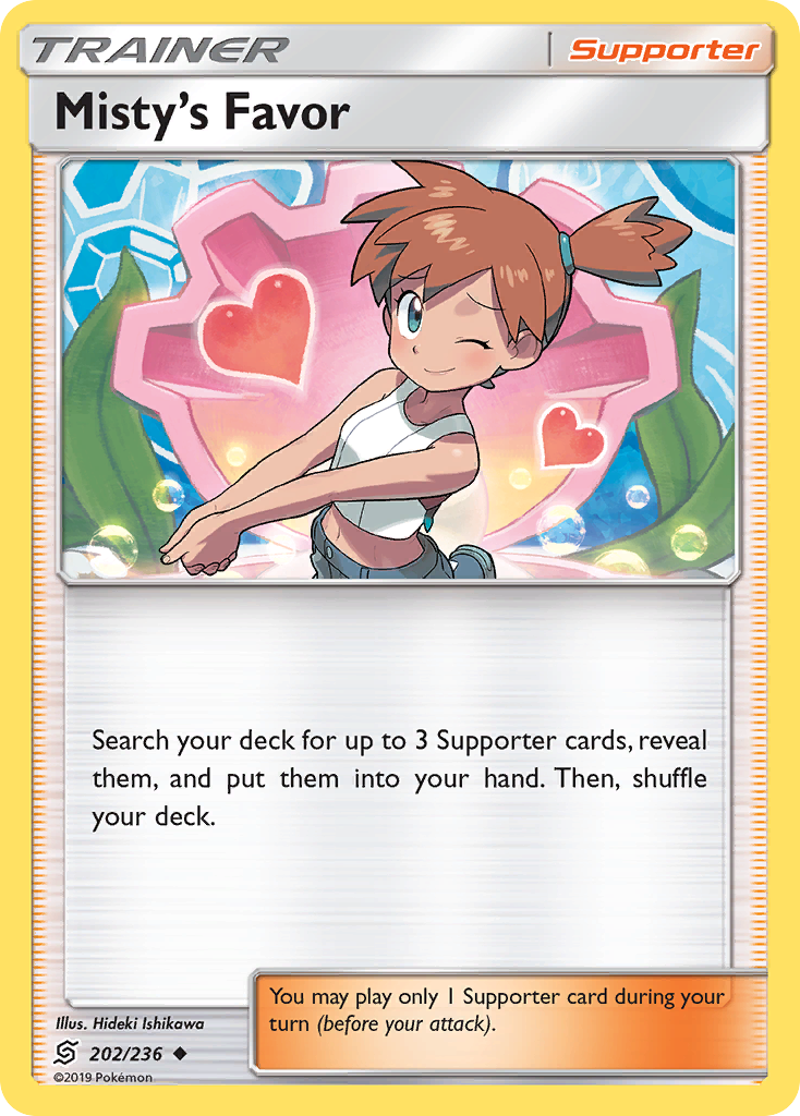 Misty's Favor (202/236) [Sun & Moon: Unified Minds] | Mega City Incorporated