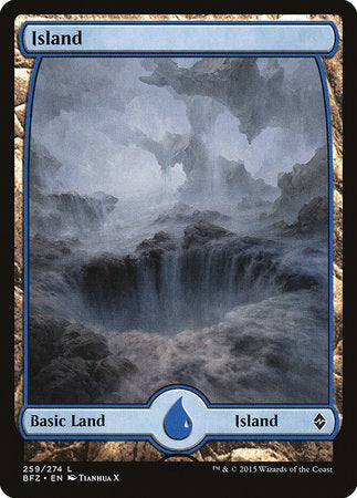 Island (259) - Full Art [Battle for Zendikar] | Mega City Incorporated