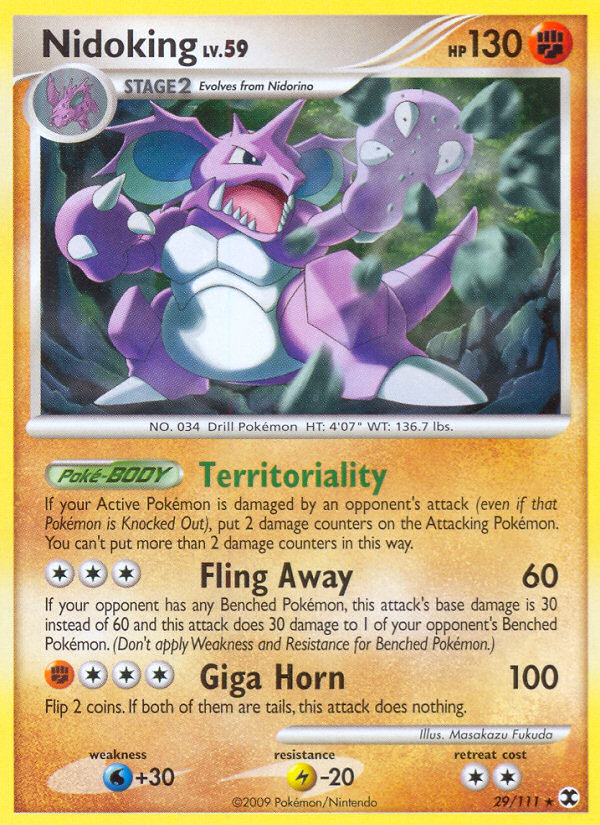 Nidoking (29/111) [Platinum: Rising Rivals] | Mega City Incorporated