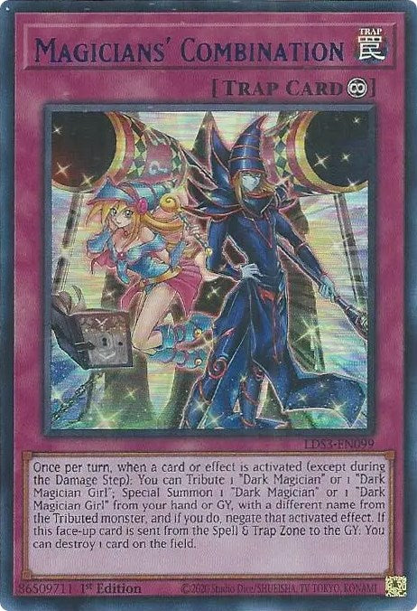 Magicians' Combination (Blue) [LDS3-EN099] Ultra Rare | Mega City Incorporated