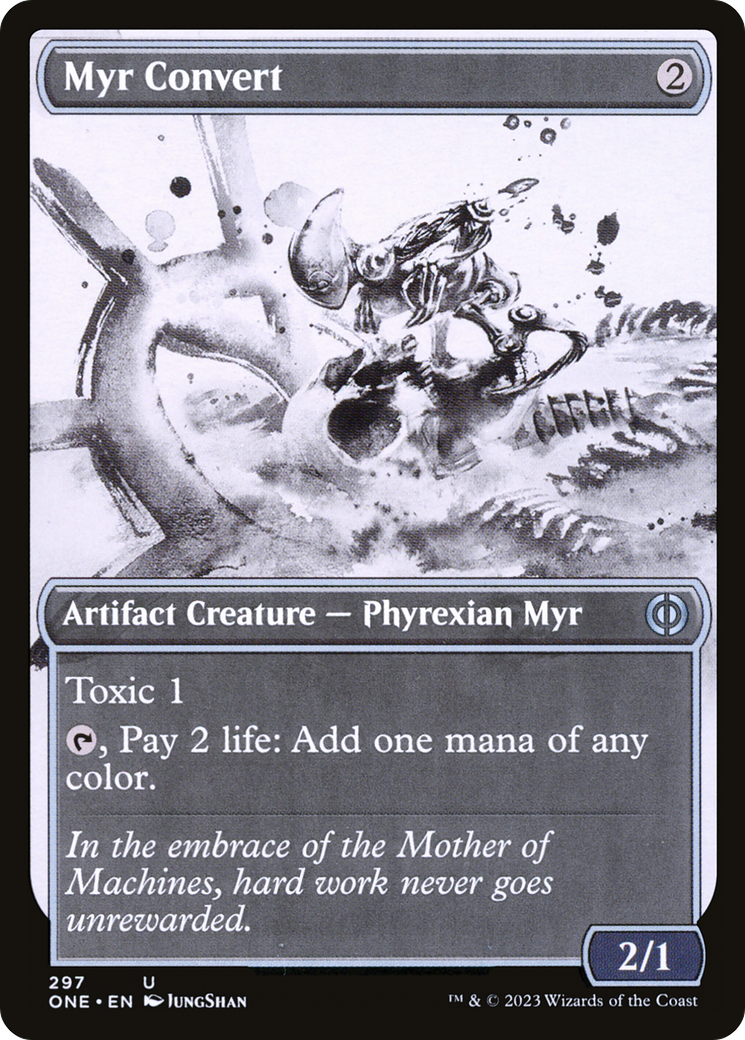 Myr Convert (Showcase Ichor) [Phyrexia: All Will Be One] | Mega City Incorporated