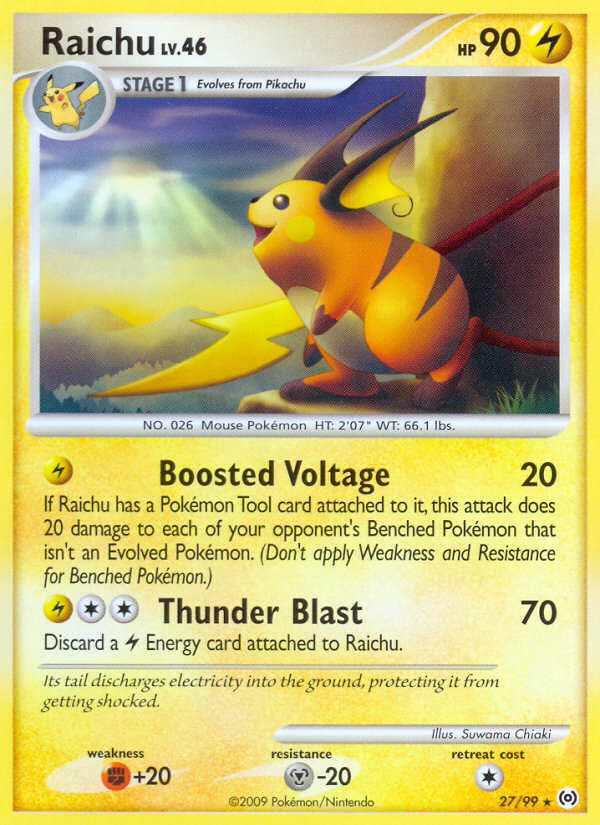 Raichu (27/99) [Platinum: Arceus] | Mega City Incorporated