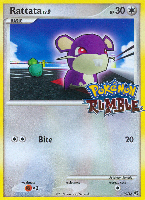 Rattata (15/16) [Pokémon Rumble] | Mega City Incorporated