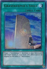 Gravekeeper's Stele [LCJW-EN261] Ultra Rare | Mega City Incorporated