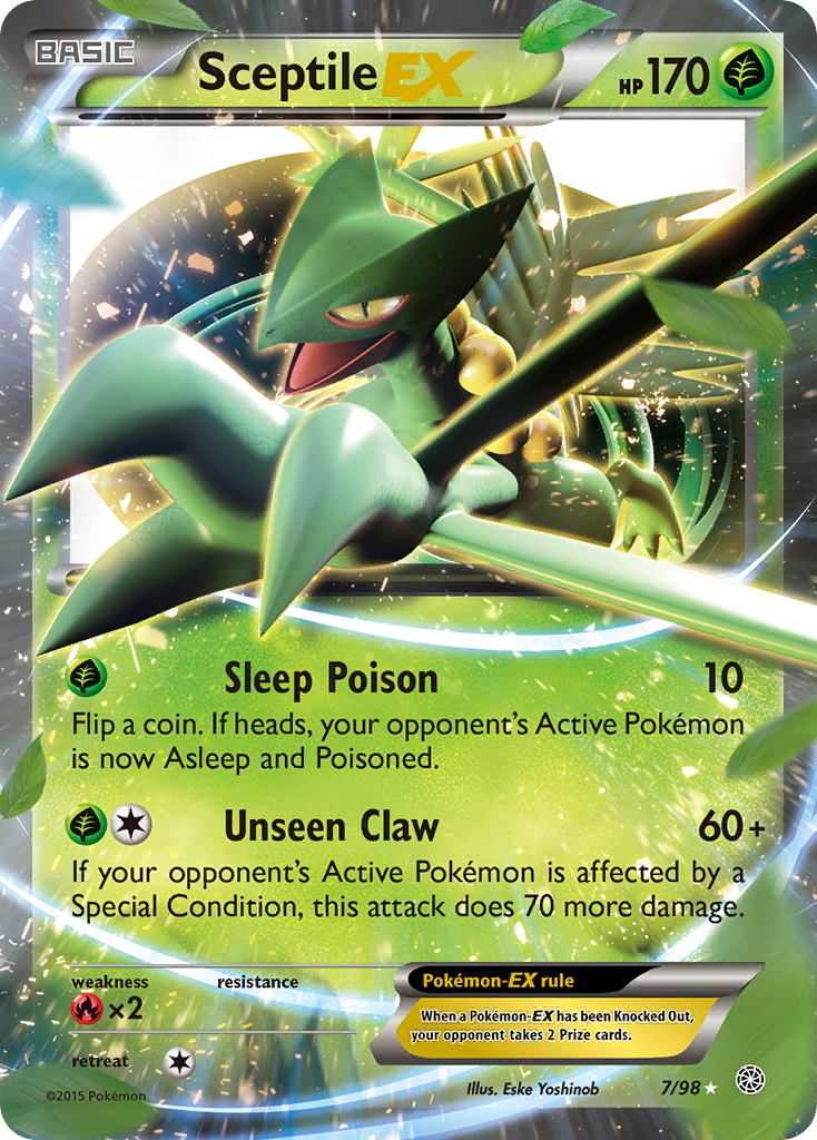 Sceptile EX (7/98) [XY: Ancient Origins] | Mega City Incorporated