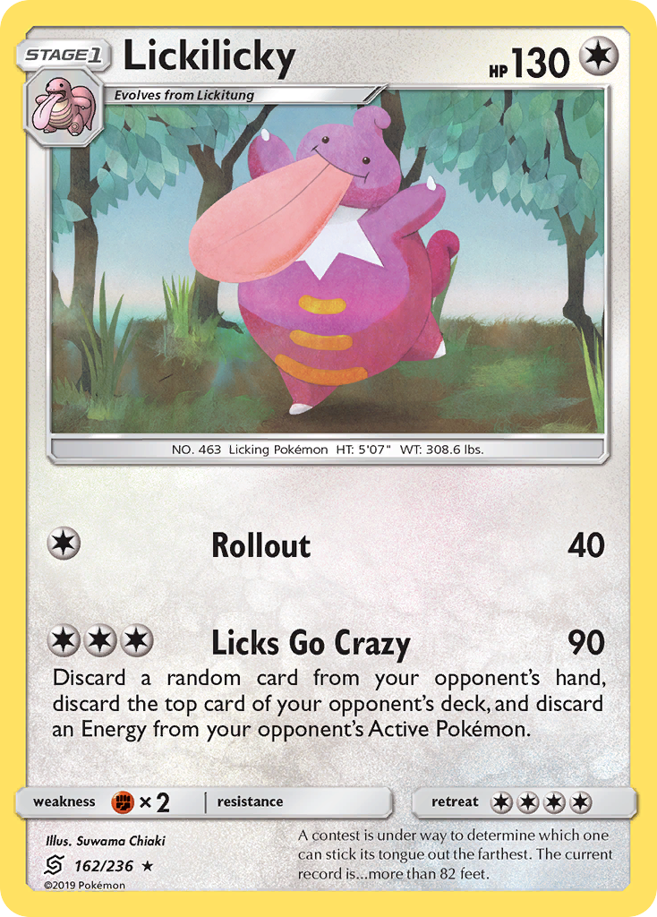 Lickilicky (162/236) [Sun & Moon: Unified Minds] | Mega City Incorporated