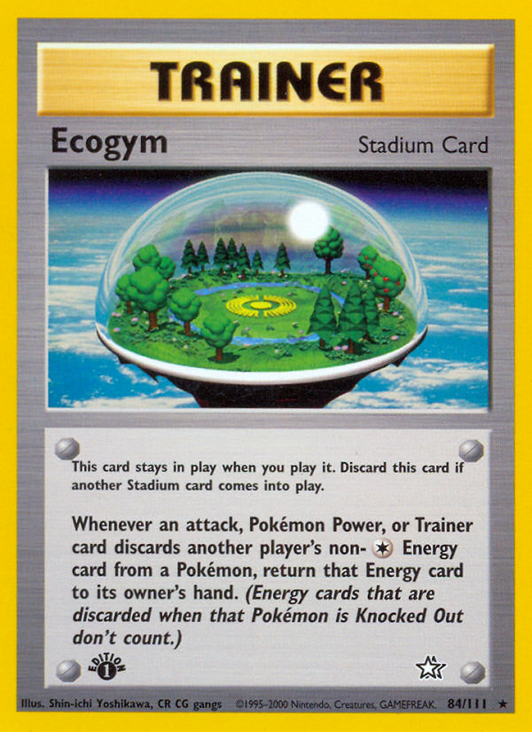 Ecogym (84/111) [Neo Genesis 1st Edition] | Mega City Incorporated