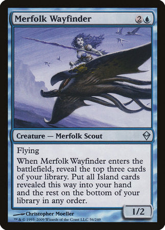 Merfolk Wayfinder [Zendikar] | Mega City Incorporated