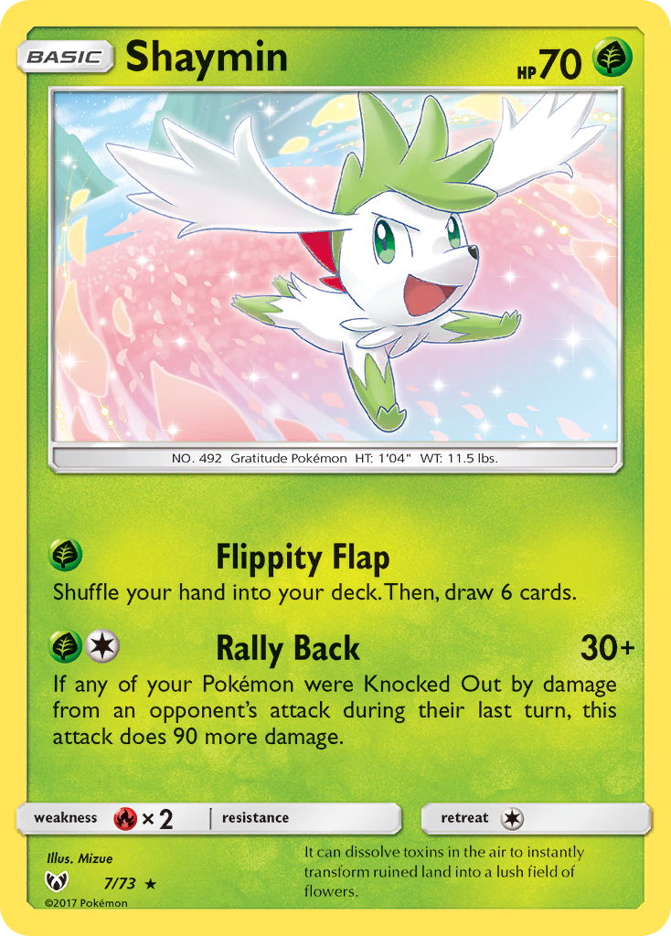 Shaymin (7/73) [Sun & Moon: Shining Legends] | Mega City Incorporated