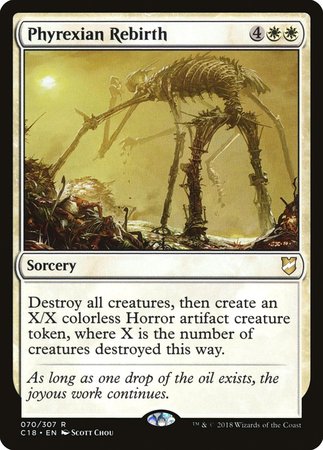 Phyrexian Rebirth [Commander 2018] | Mega City Incorporated