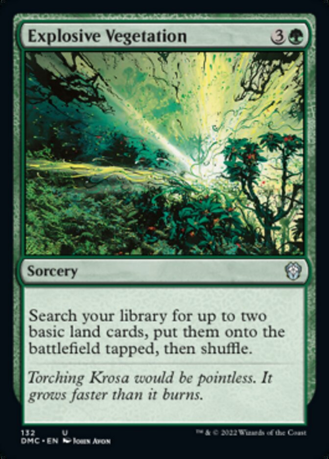 Explosive Vegetation [Dominaria United Commander] | Mega City Incorporated