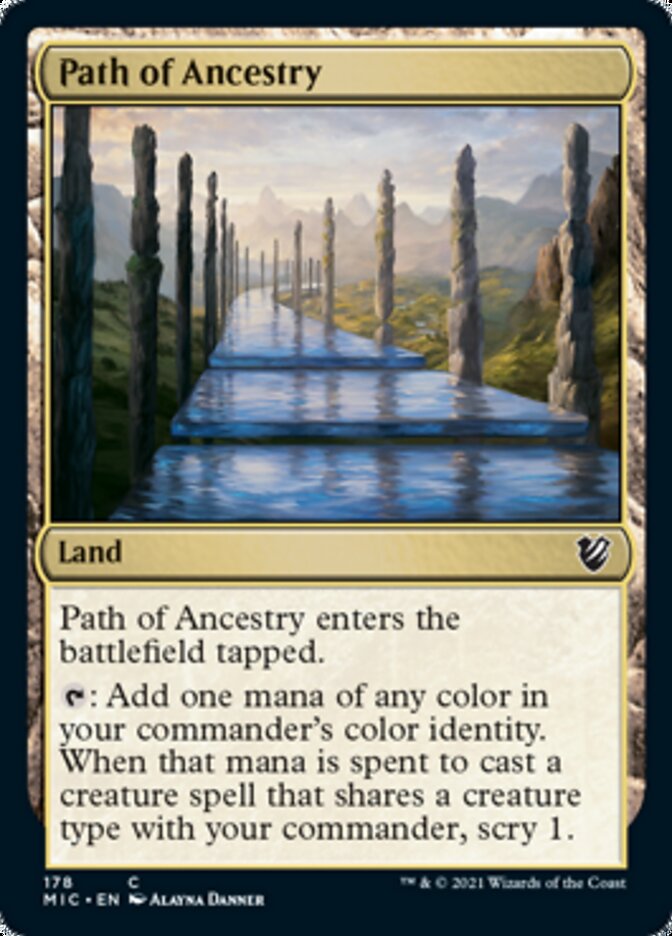 Path of Ancestry [Innistrad: Midnight Hunt Commander] | Mega City Incorporated